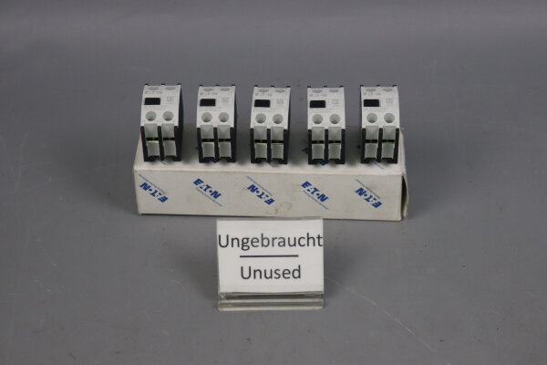 Eaton DILM150-XHI11 Hilfschalterbaustein 2-polig Unused 5 St&uuml;ck Set 277946 ovp