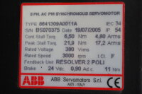 ABB 8641309A0011A Servomotor Resolver 2 Poli 3000 rpm...