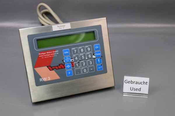 Systec IT3000A 240VAC 0,2A Industrie-W&auml;geterminal Used D01-09-017