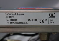 Systec IT3000A 240VAC 0,2A Industrie-W&auml;geterminal Used D01-09-017