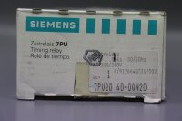 Siemens 7PU20 40-0QN20 Zeitrelais 7PU2040-0QN20 unused OVP
