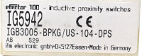 IFM efector100 IG5942 IGB3005-BPKG/US-104-DPS inductive...
