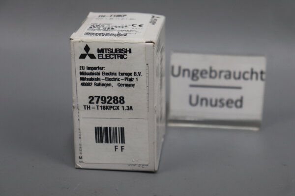 Mitsubishi TH-T18KPCX (1.0-1.6A) 279288 Thermal overload relais Sealed