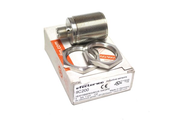 IFM inductive sensors IIC200 10-36VDC IIB3015BBPKG/US-104-DPS unused OVP