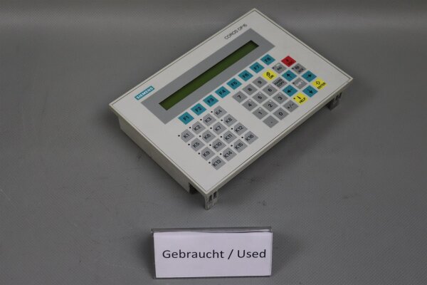 Siemens Coros OP15-A2 6AV3515-1EB32-1AA0 Panel used