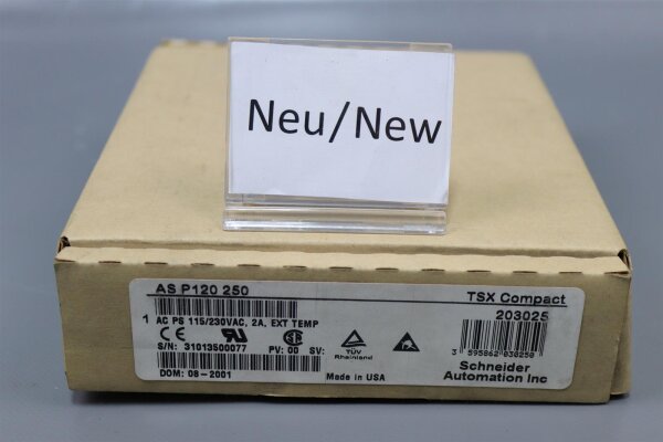 Schneider Electric AS P120 250 ASP120250 TSX Compact 203025 Sealed