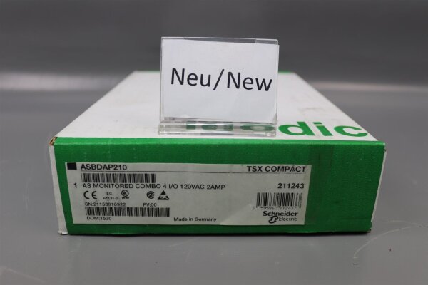 Schneider Electric ASBDAP210 AS Monitored Combo TSX Compact 211243 sealed OVP
