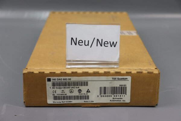 Schneider Electric 140DAO85300 TSX Quantum AC-Output 000151 sealed