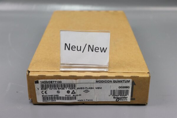 Schneider Electric 140NOE77100 Modicon Quantum 002560 sealed