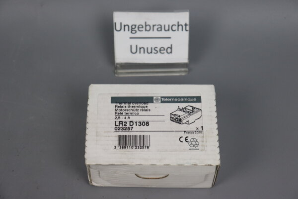 Telemecanique LR2D1308 Motorschütz relais 2,5-4A 023257 sealed