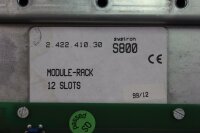 Schiele S800 Systron Module Rack 12 Slots 2.422.410.30 Used