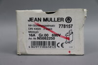 3x Jean Müller N5082250 NH-Sicherungseinsatz 778157...