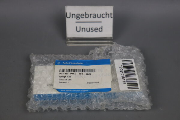 Agilent Pike-161-0520 Cadence Science Syringe 1ml with Lock Tip unused OVP