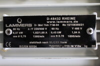 Lammers 7AA 71M-04 Drehstrommotor mit Sera Membranpumpe 409.2-140e Unused
