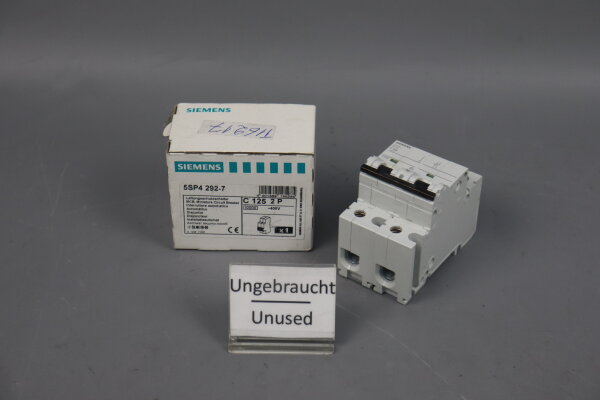 Siemens 5SP4292-7 5SP4 292-7 Leitungsschutzschalter Unused OVP