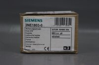 Siemens 3x 3NE1 803-0 3NE1803-0 Sicherungseinsatz SITOR unused/ovp