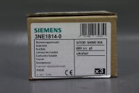 Siemens 3x 3NE1 814-0 3NE1814-0 Sicherungseinsatz SITOR unused Ovp