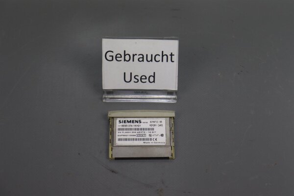 Siemens 6ES5 374-1KH21 6ES53741KH21 Simatic Memory Card used