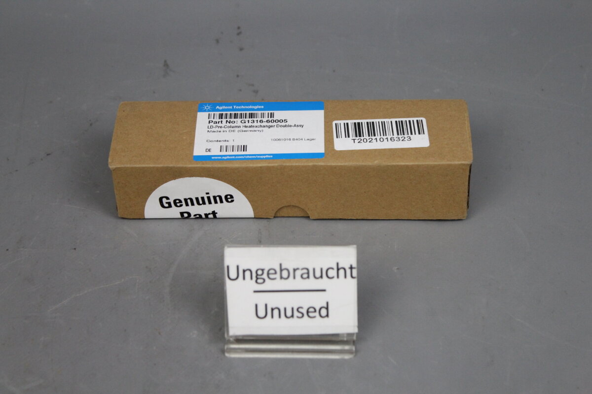 Scambiatore Di Calore Doppio Agilent LD-Pre-Column &ndash; G1316-60005, Nuovo, Per HPLC