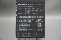 Siemens 6SL3100-1DE22-0AA0 Control Supply Module 600VDC...