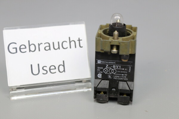 Telemecanique ZB2 BV1 1,2W 6V Lampenfassung ZB2BV1 used