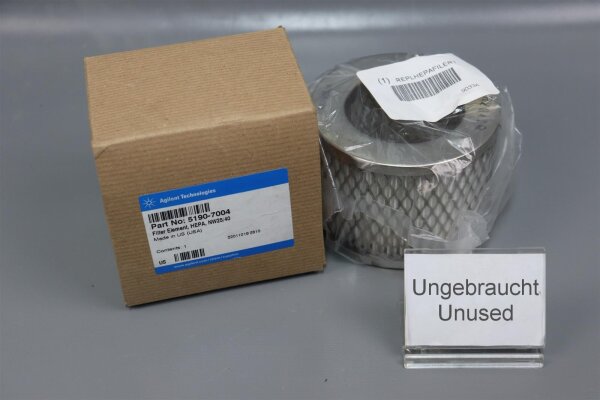 Agilent 5190-7004 Filter element HEPA NW25/40 Unused OVP