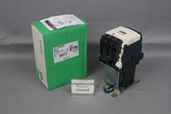 Schneider Electric LC1 D40PD TeSys- 041743 Sch&uuml;tz 155VDC 18.5kW Unused OVP