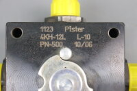 Pister 4KH 12 L 10 1123 4/2 Wege Kugelhahn DN 10 Unused...