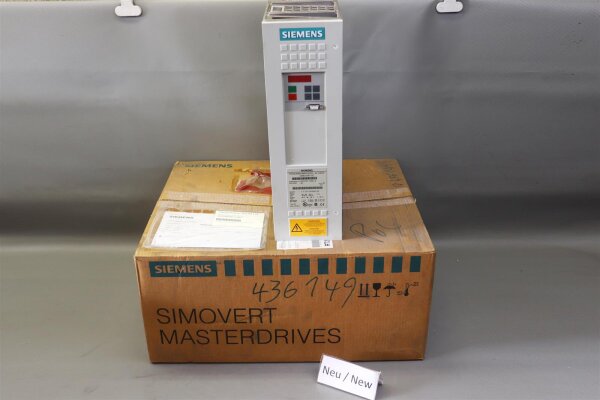 Siemens 6SE7021-1FB16-Z AC Drive Simovert VC 600V 12.1A Unused