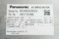Panasonic MGM32262S 3~ AC Servomotor 3,2kW Used