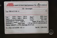 ASB FRR AC S 04-6 AC-Servoregler 1296-5524 565VDC 8A Used