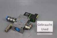 Festo MFH-3-1/4 Magnetventil 9964 C102 mit MSFG-24/42-50/60-0D Magnetspule Used