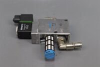 Festo MFH-3-1/4 Magnetventil 9964 C102 mit MSFG-24/42-50/60-0D Magnetspule Used