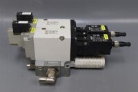 SMC VP744R-5YZ1-M-X536 Ventil mit D4N-9B31 und VP744R-5YZ1-04F-M-X538 Used