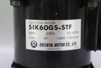 Oriental Motor 5IK60GS-STF Getriebemotor mit 5GS50K 60W...