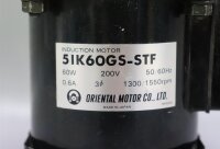 Oriental Motor 5IK60GS-STF Servomotor mit 5GS50K 60W 200V...