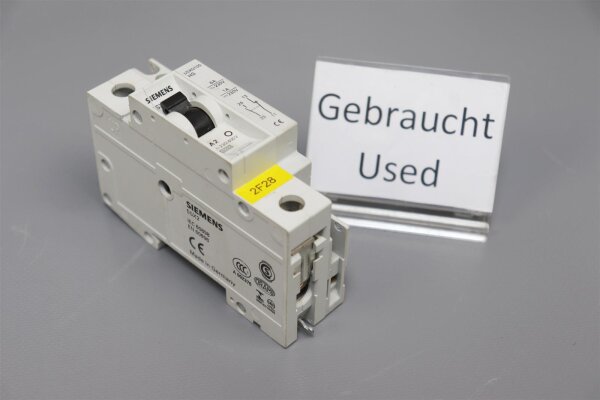 Siemens 5SX2102-5 A2 Leistungsschalter + 5SX9100 Hilfsschalter used