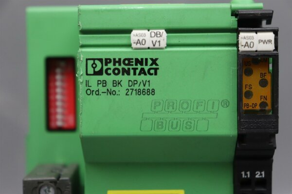 Phoenix Contact IL PB BK DP/V1 Profibus Buskoppler 2718688 