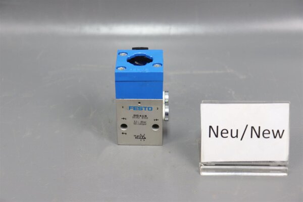 Festo SVS-4-1/8 Fronttafelventil 8 bar 10192 Unused