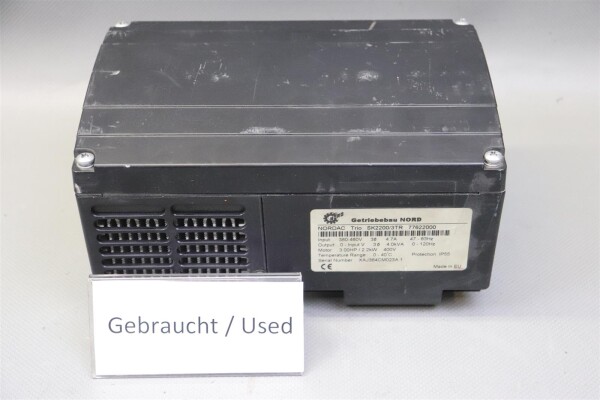Getriebebau Nord NORDAC Trio SK2200/3TR Frenquenzumrichter 4.0kVA Used