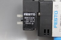 Festo CPE14-M1BH-5J-QS-6 196907 + MSZE-3-24DC Magnetventil used