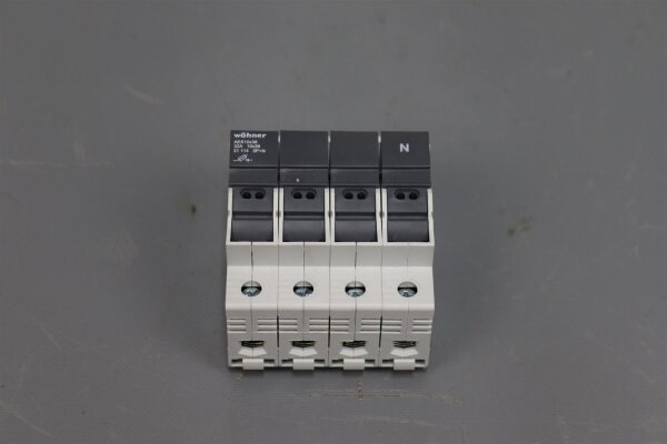 W&ouml;hner 31 114 AES 10x38 Sammelschienenadapter 32A unused