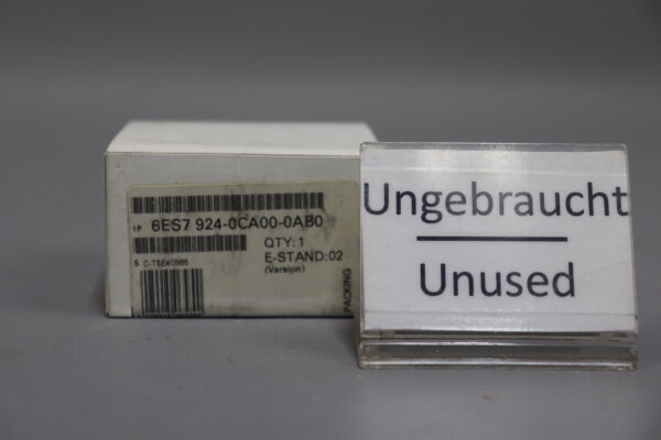 Siemens 6ES7 924-0CA00-0AB0 6ES79240CA000AB0 Anschlussblock sealed