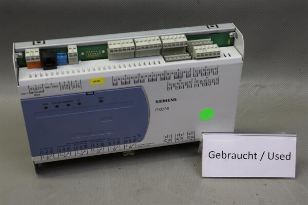 Siemens PXC36 Universalsteuerung 060309C5519 20VA 24V 50/60Hz Class2 Used Tested