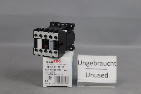 AEG SH 05.22-00 SH052200 Contactor 2097482 Mod 01 24VDC Unused OVP