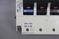 Telemecanique GK1-FW 22 x 58 3P+2F+1DPMM Sicherungshalter 078776 Unused OVP