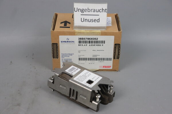 Emerson Fisher 38B5786X052 Relaisbaugruppe unused OVP