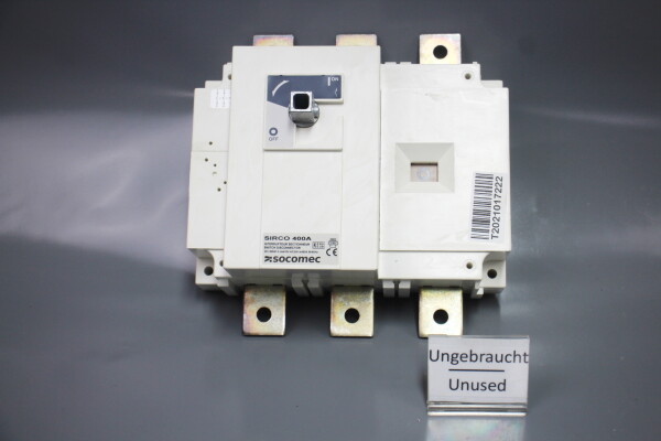 Socomec Sirco 3x400A F Switch Disconnector 400A Unused