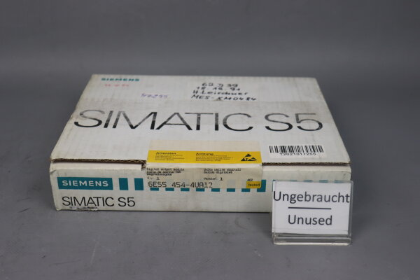 Siemens 6ES5454-4UA12 Digitalausgabe Ver. 1 6ES5 454-4UA12 Sealed