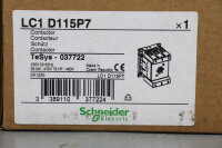 Schneider LC1D115P7 Sch&uuml;tz 230V 60Hz 55kW 400V Unused OVP
